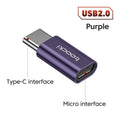 Adaptador USB 3.0/2.0 para Type-C e Micro USB.