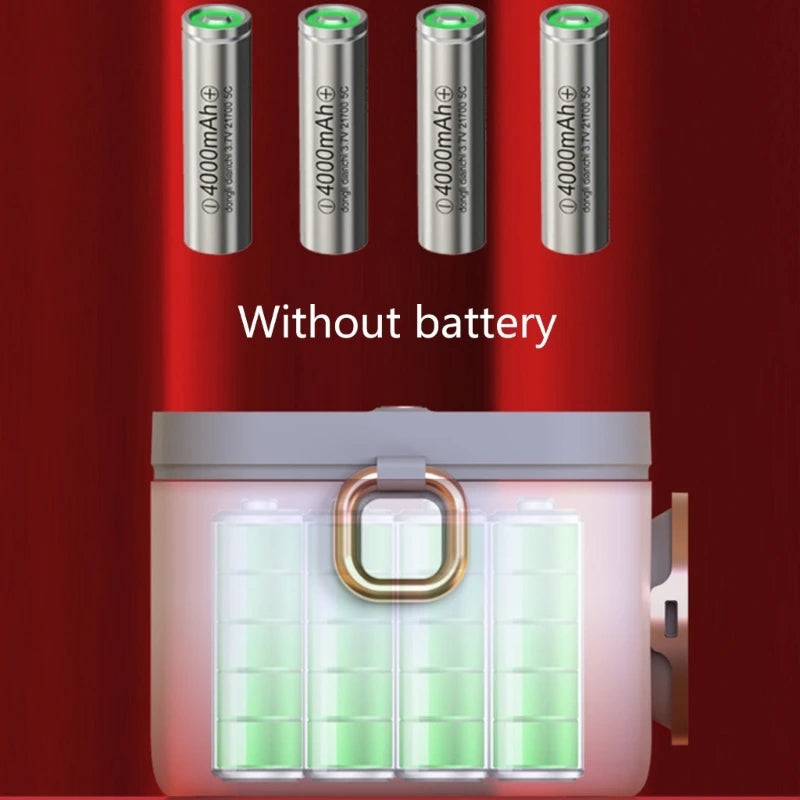 Lancheira Eletrica Recarregável, Sem Água e Sem Fio