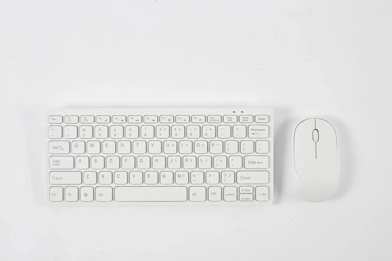 Teclado e Mouse Sem Fio 2.4G Portátil para Diversos Dispositivos