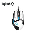 Mouse Logitech com fio, ideal para e-sports e jogos.