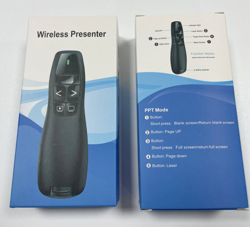 Apresentador Leiser e Controle Remoto Wireless para Multimídia