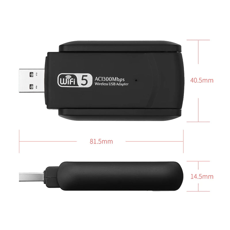 Adaptador USB-WiFi Dual Band para PC/Notebook