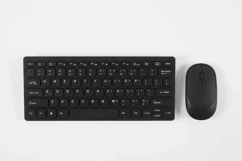 Teclado e Mouse Sem Fio 2.4G Portátil para Diversos Dispositivos