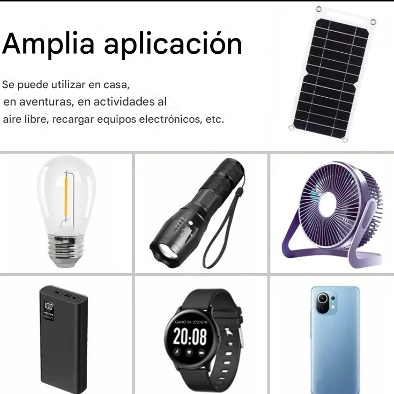 Painel Solar Portátil USB para Carregar Disposetivos Moveis