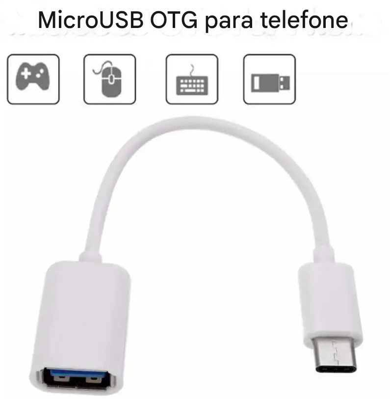 Adaptador Type-C USB 3.1 para celular e dispositivos móveis