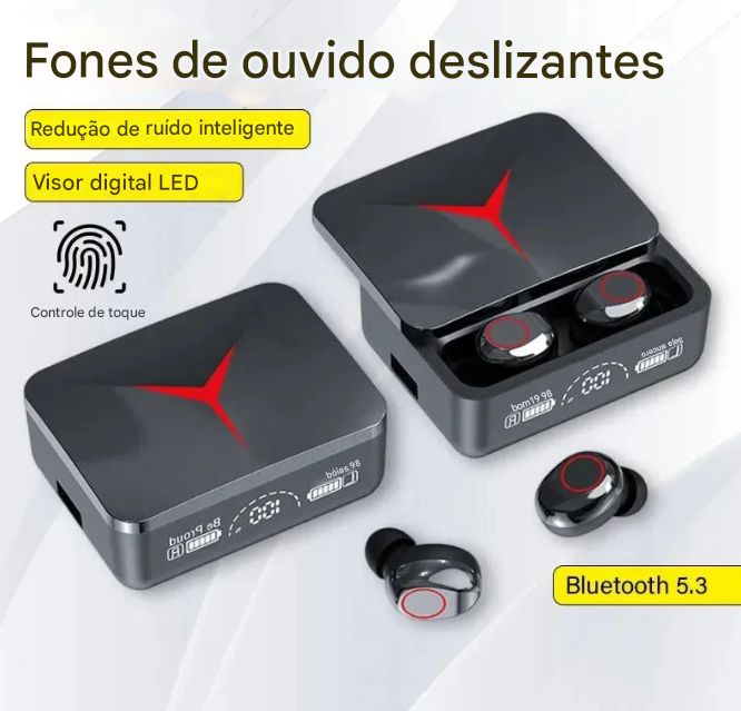 Fone Bluetooth com Som HIFI e Cancelamento