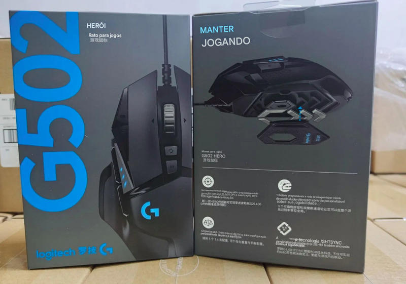 Mouse Logitech  Dominator Cable preciso e ideal para games.